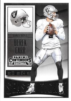 Derek Carr Oakland Raiders 2015 Panini Contenders NFL #7